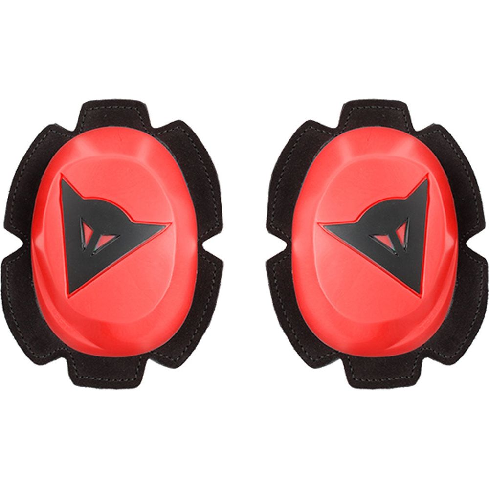 Dainese Pista Rain Knee Sliders Fluo Red / Black - ThrottleChimp