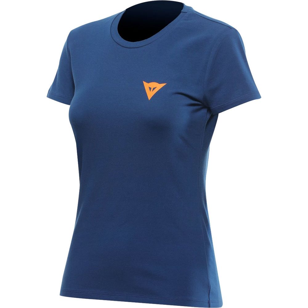 Dainese Racing Service Ladies T-Shirt Navy Peony FREE 1 YEAR Returns, FREE UK Delivery | ThrottleChimp