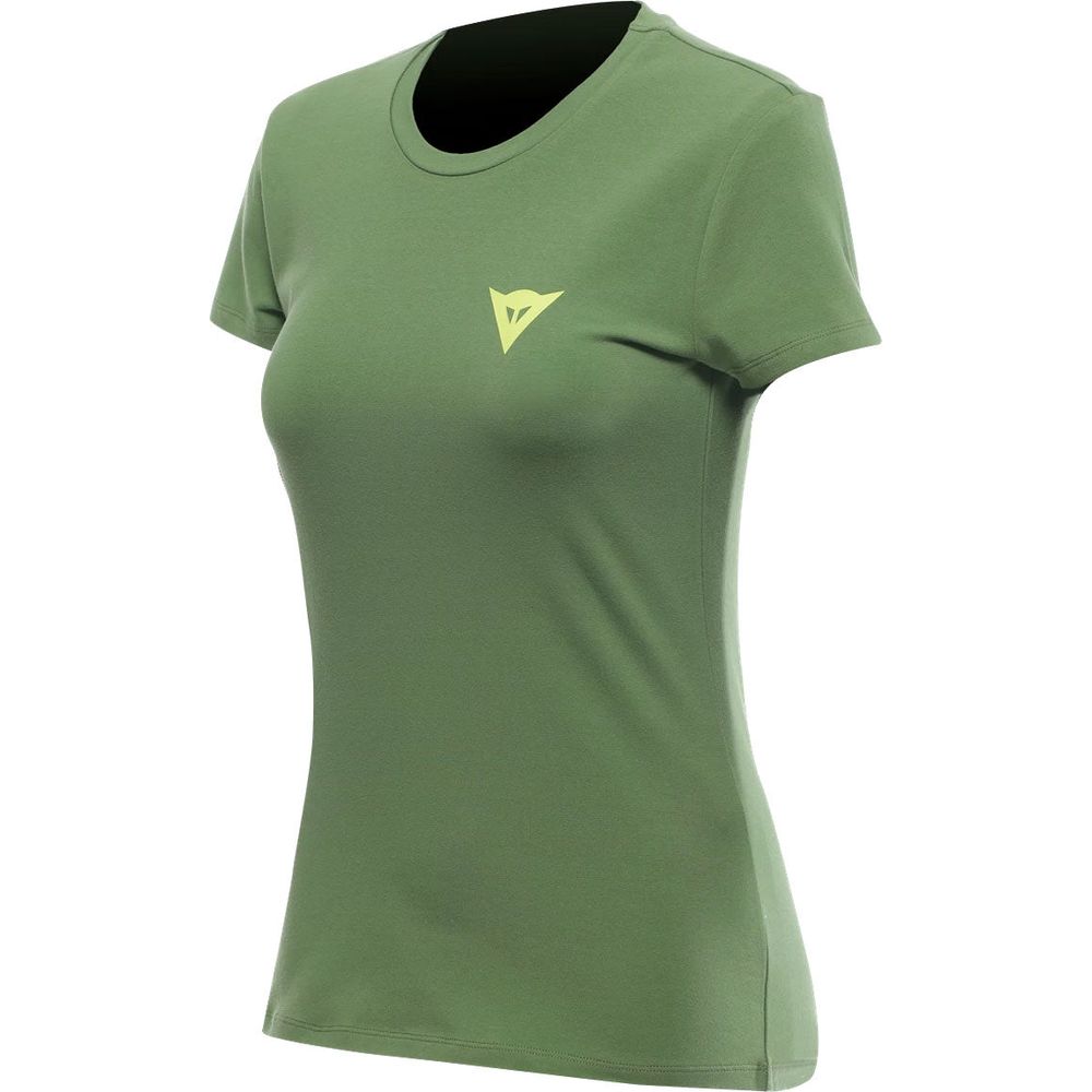 Dainese Racing Service Ladies T-Shirt Kale Green FREE 1 YEAR Returns, FREE UK Delivery | ThrottleChimp