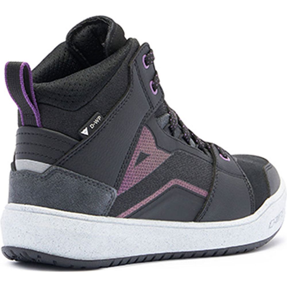 Dainese Suburb D-WP Ladies Shoes Black / White / Metal Purple