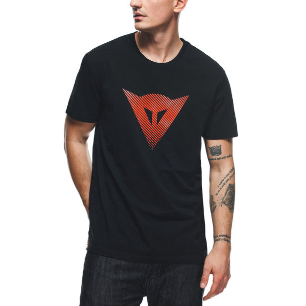 Dainese Logo T-Shirt Black (Image 4) - ThrottleChimp