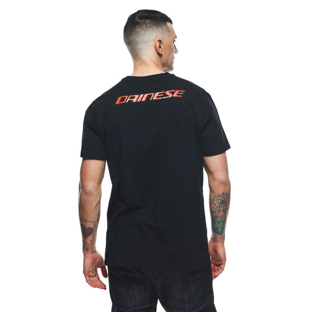 Dainese Logo T-Shirt Black (Image 5) - ThrottleChimp