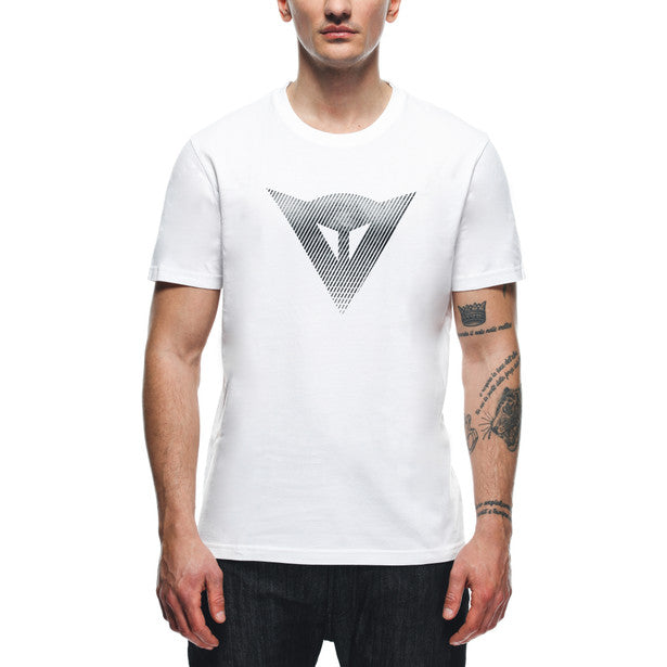 Dainese Logo T-Shirt White (Image 3) - ThrottleChimp