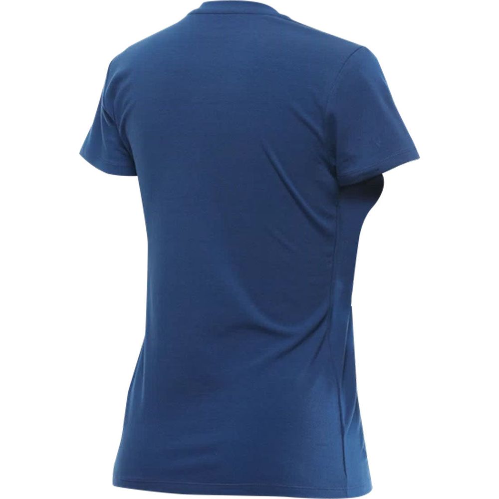 Dainese Tarmac Ladies T-Shirt Navy Peony FREE 1 YEAR Returns, FREE UK Delivery | ThrottleChimp