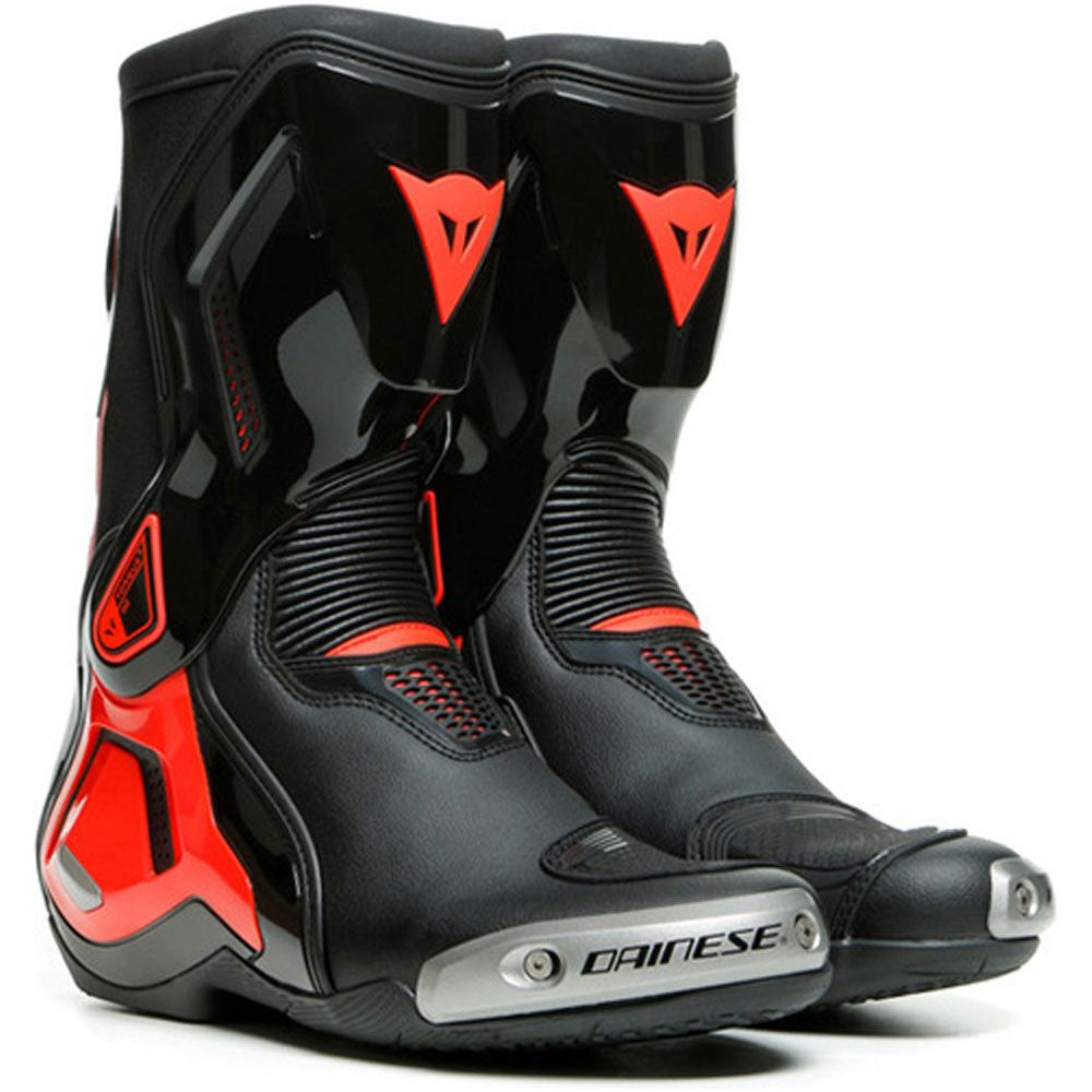 Dainese Torque 3 Out Boots Black / Fluo Red - ThrottleChimp