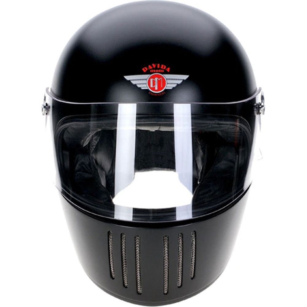 Davida Koura Full Face Helmet Matt Black FREE 1 YEAR Returns, FREE UK Delivery | ThrottleChimp