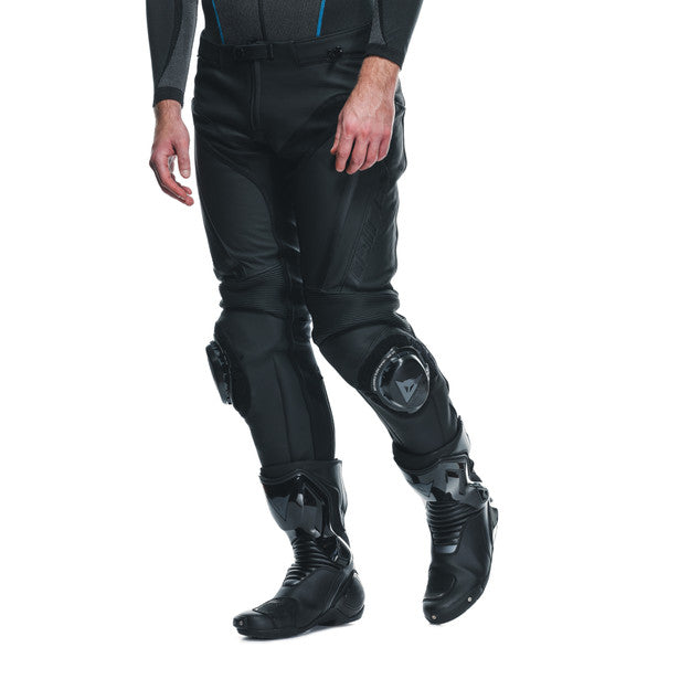 Dainese Delta 4 Leather Trouser Black / Black (Image 5) - ThrottleChimp