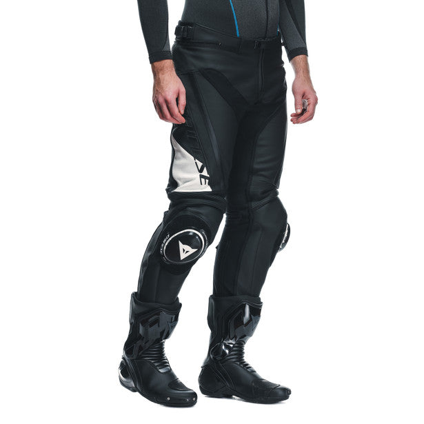 Dainese Delta 4 Leather Trouser Black / White (Image 6) - ThrottleChimp