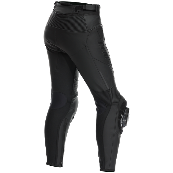 Dainese Delta 4 Ladies Leather Trouser Black / Black (Image 2) - ThrottleChimp