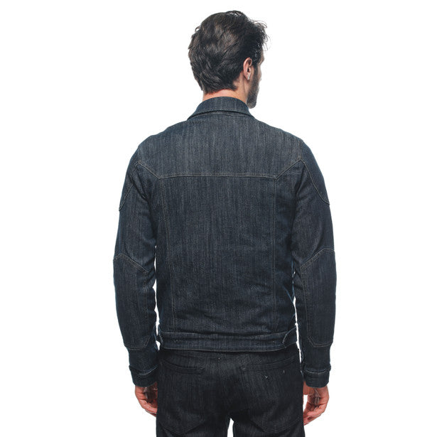 Dainese Riding Denim Jacket Dark Blue (Image 6) - ThrottleChimp