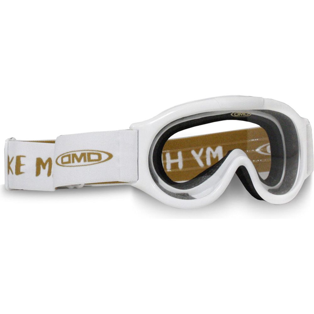 DMD Ghost Goggles White With Clear Lens - ThrottleChimp