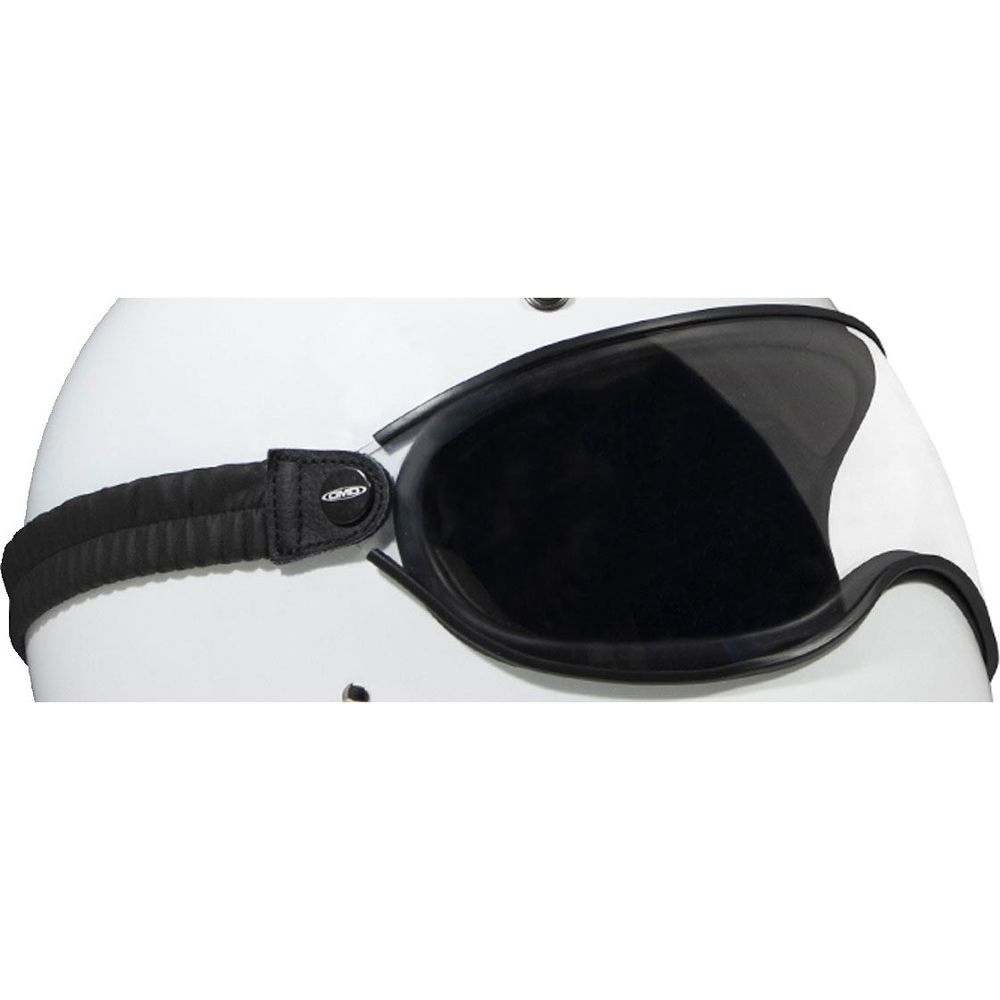 DMD Racer Goggles Clear With Black Strap - ThrottleChimp