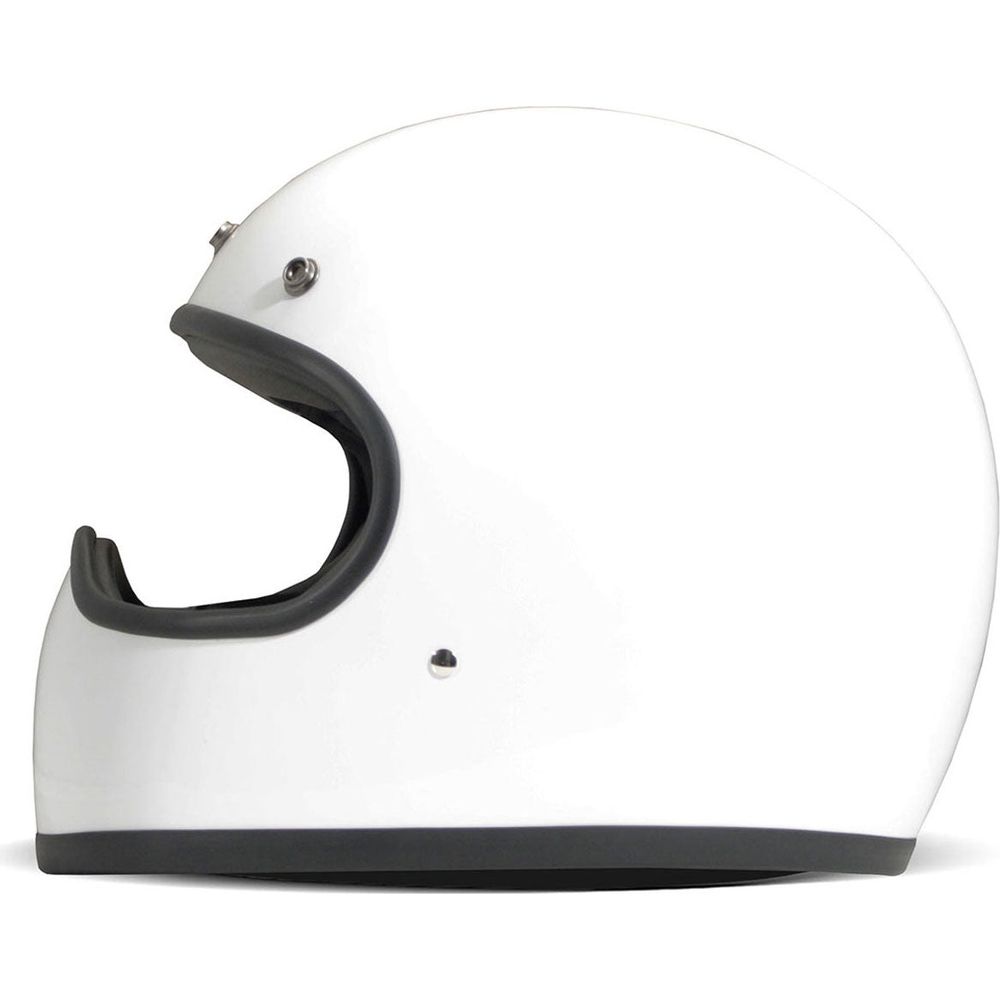 DMD Racer Standard Full Face Helmet White FREE 1 YEAR Returns, FREE UK Delivery | ThrottleChimp