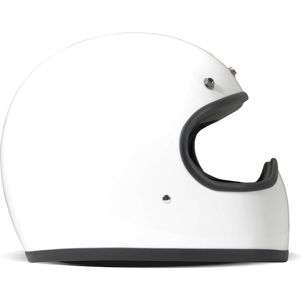 DMD Racer Standard Full Face Helmet White FREE 1 YEAR Returns, FREE UK Delivery | ThrottleChimp