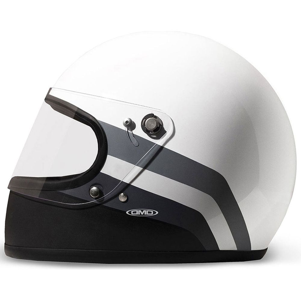 DMD Rocket Standard Full Face Helmet Grayscale FREE 1 YEAR Returns, FREE UK Delivery | ThrottleChimp