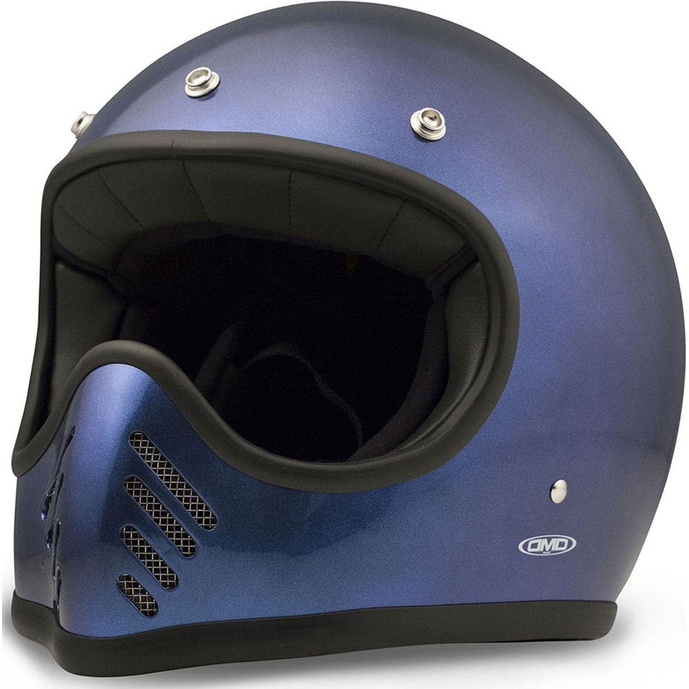 DMD SeventyFive Standard Full Face Helmet Metallic Blue (Image 4) - ThrottleChimp