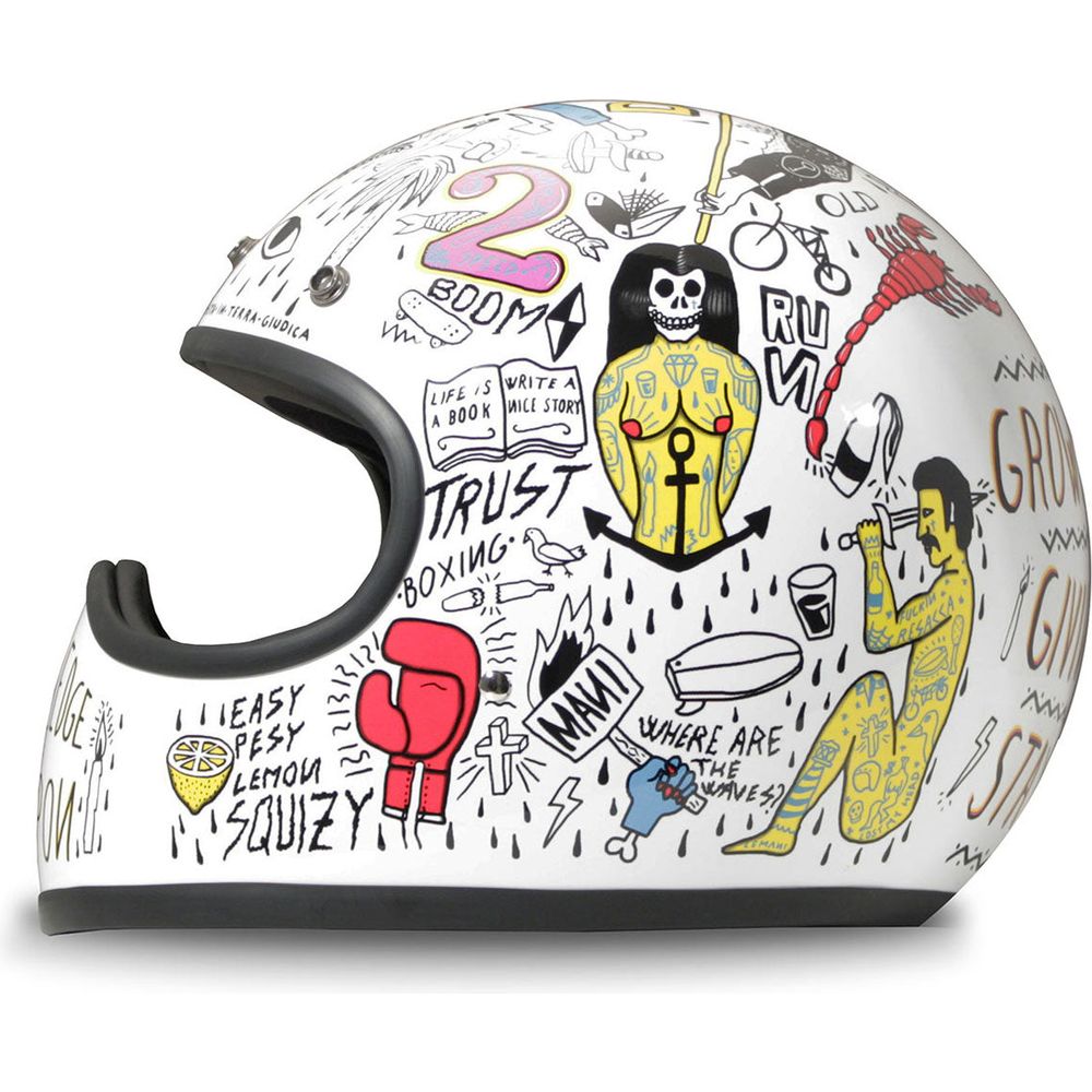 DMD Racer Standard Full Face Helmet Tribal - ThrottleChimp