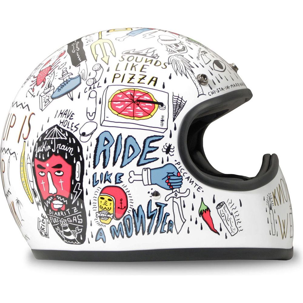 DMD Racer Standard Full Face Helmet Tribal FREE 1 YEAR Returns, FREE UK Delivery | ThrottleChimp