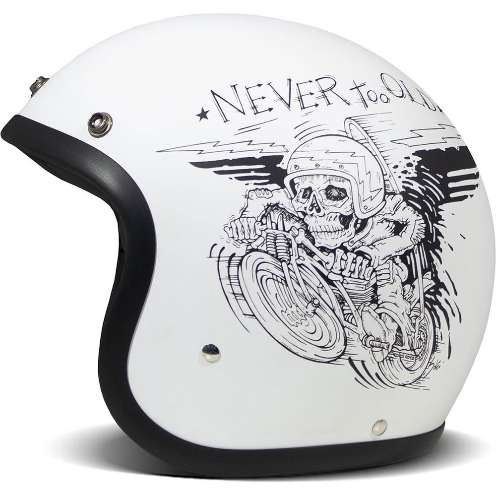 DMD Vintage Standard Open Face Helmet Oldie (Image 2) - ThrottleChimp