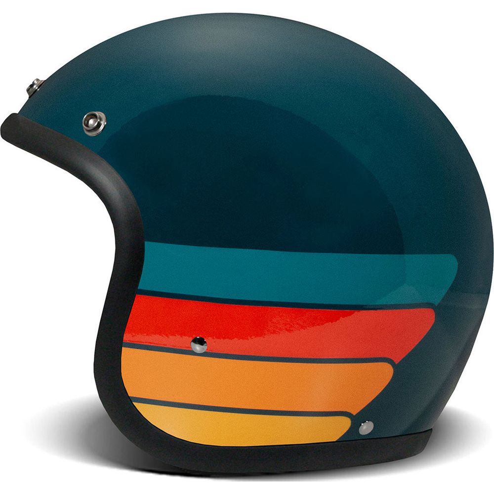 DMD Vintage Standard Open Face Helmet Petrolhead (Image 2) - ThrottleChimp