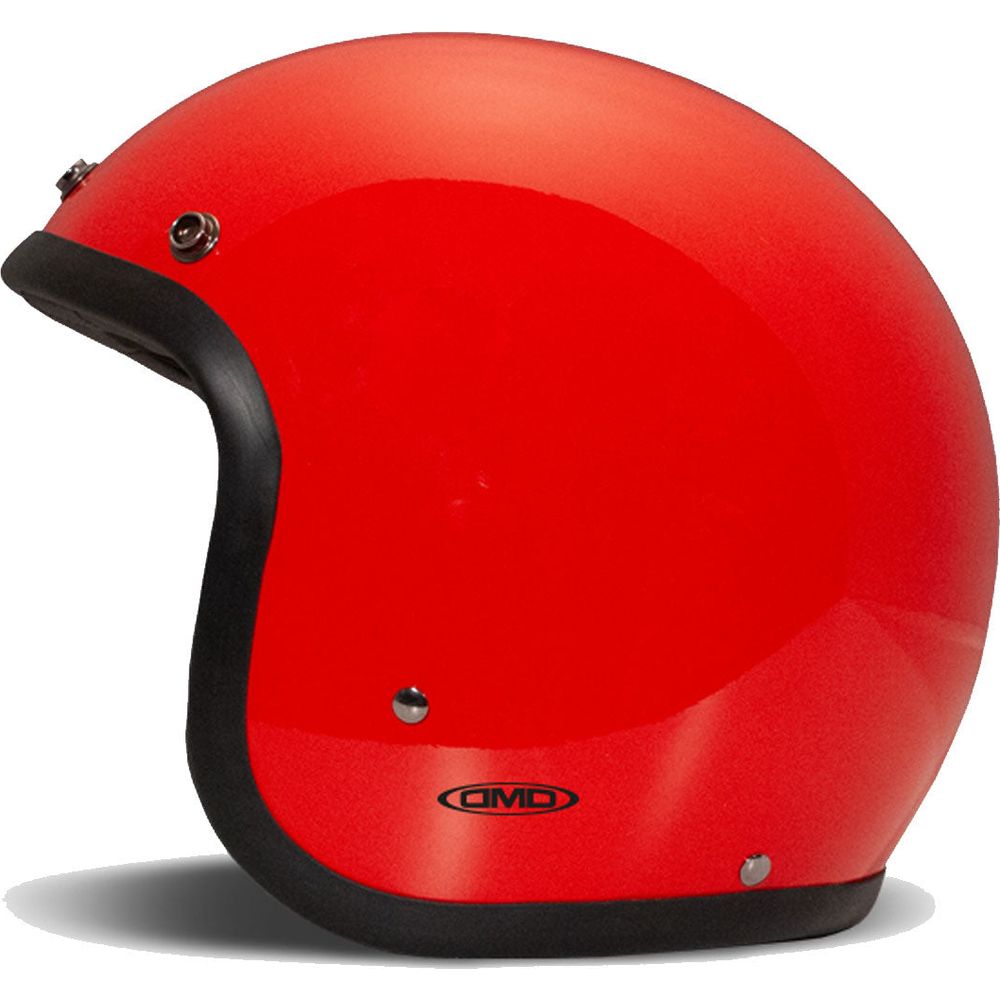 DMD Vintage Standard Open Face Helmet Red - ThrottleChimp