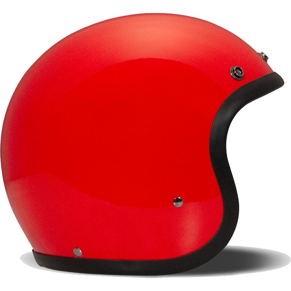 DMD Vintage Standard Open Face Helmet Red (Image 2) - ThrottleChimp
