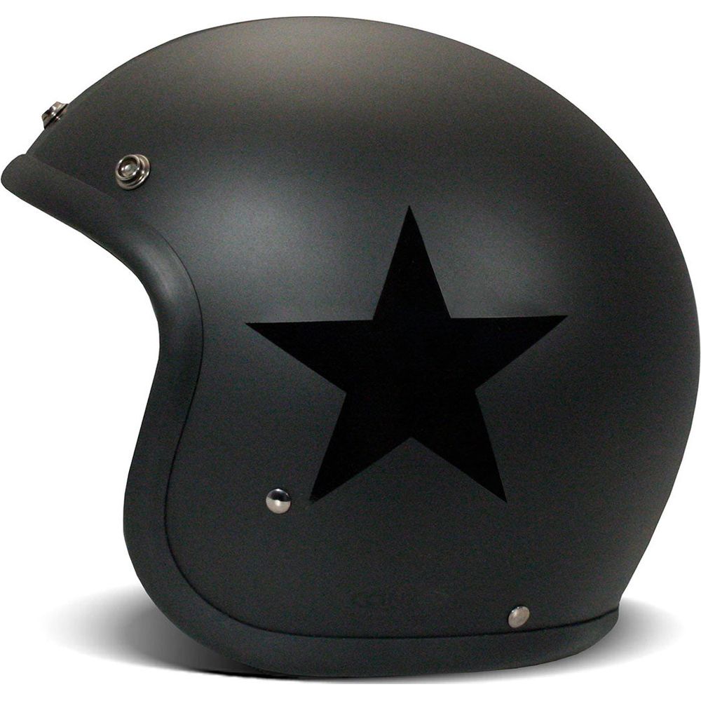 DMD Vintage Standard Open Face Helmet Super Star (Image 2) - ThrottleChimp