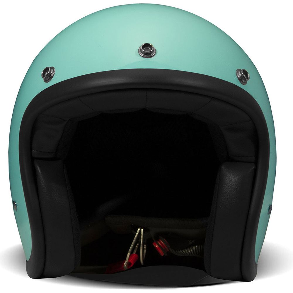 DMD Vintage Standard Open Face Helmet Turquoise (Image 3) - ThrottleChimp