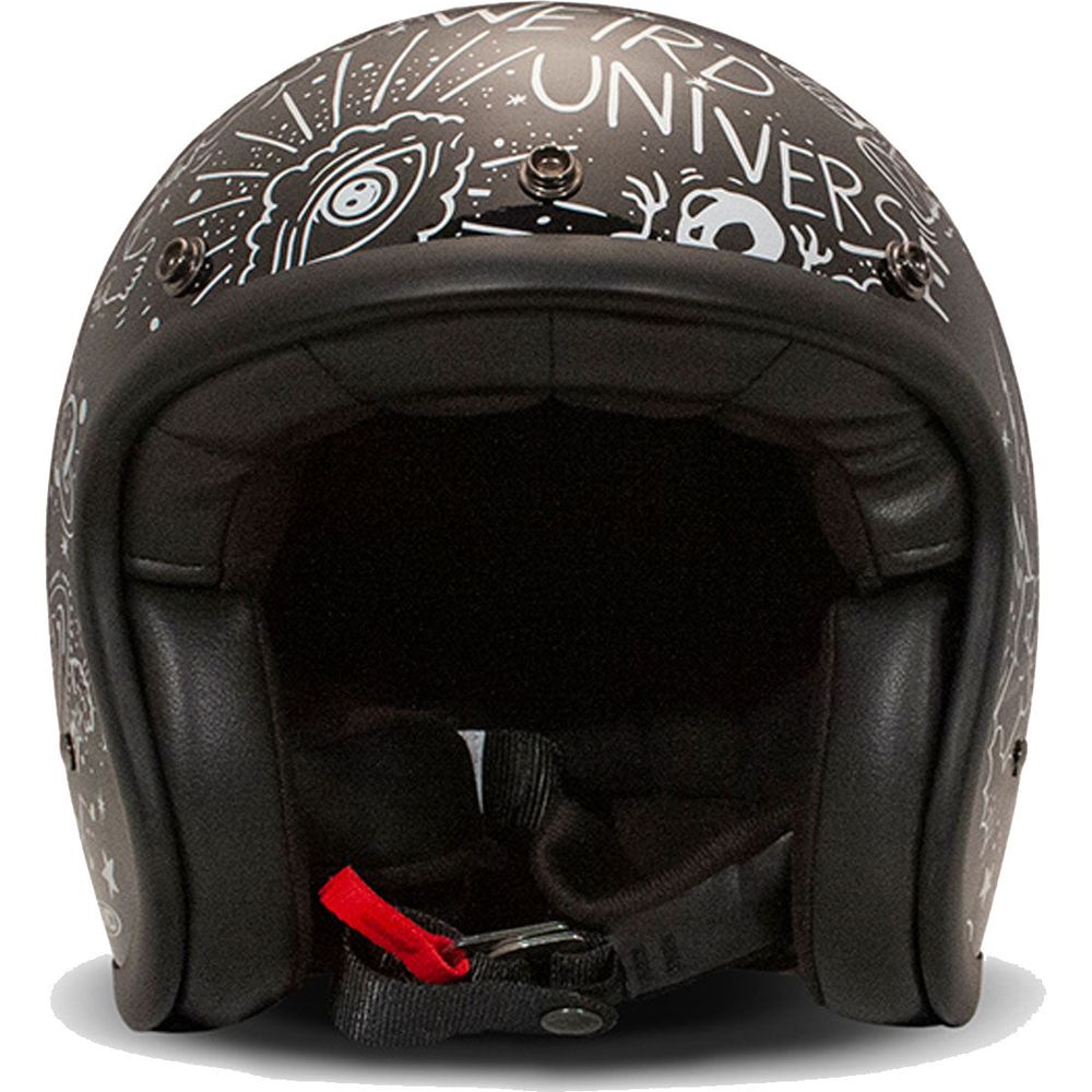 DMD Vintage Standard Open Face Helmet Weird (Image 3) - ThrottleChimp