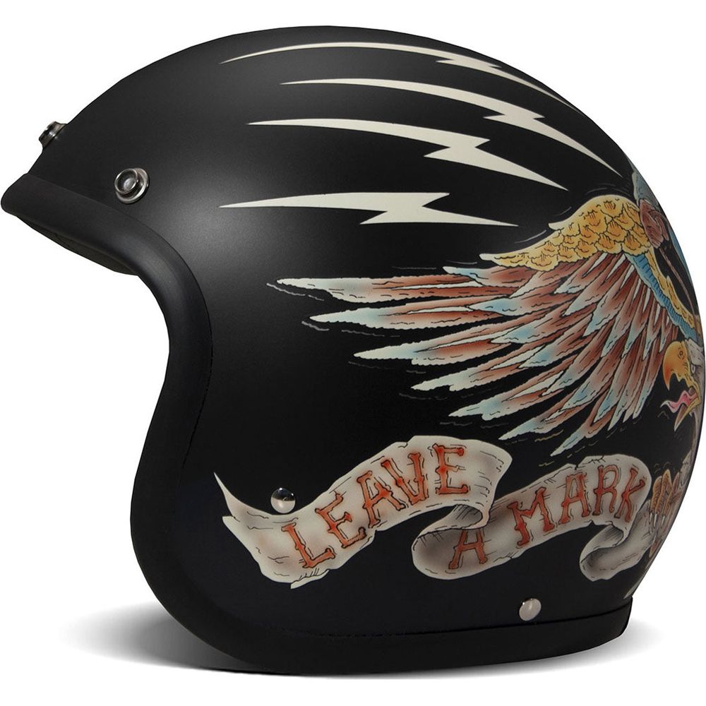 DMD Vintage Standard Open Face Helmet Eagle - ThrottleChimp