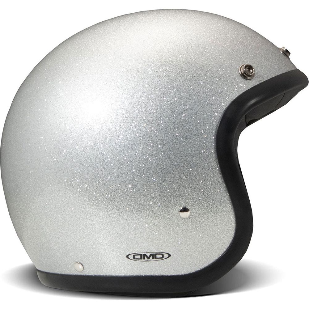 DMD Vintage Standard Open Face Helmet Silver - ThrottleChimp