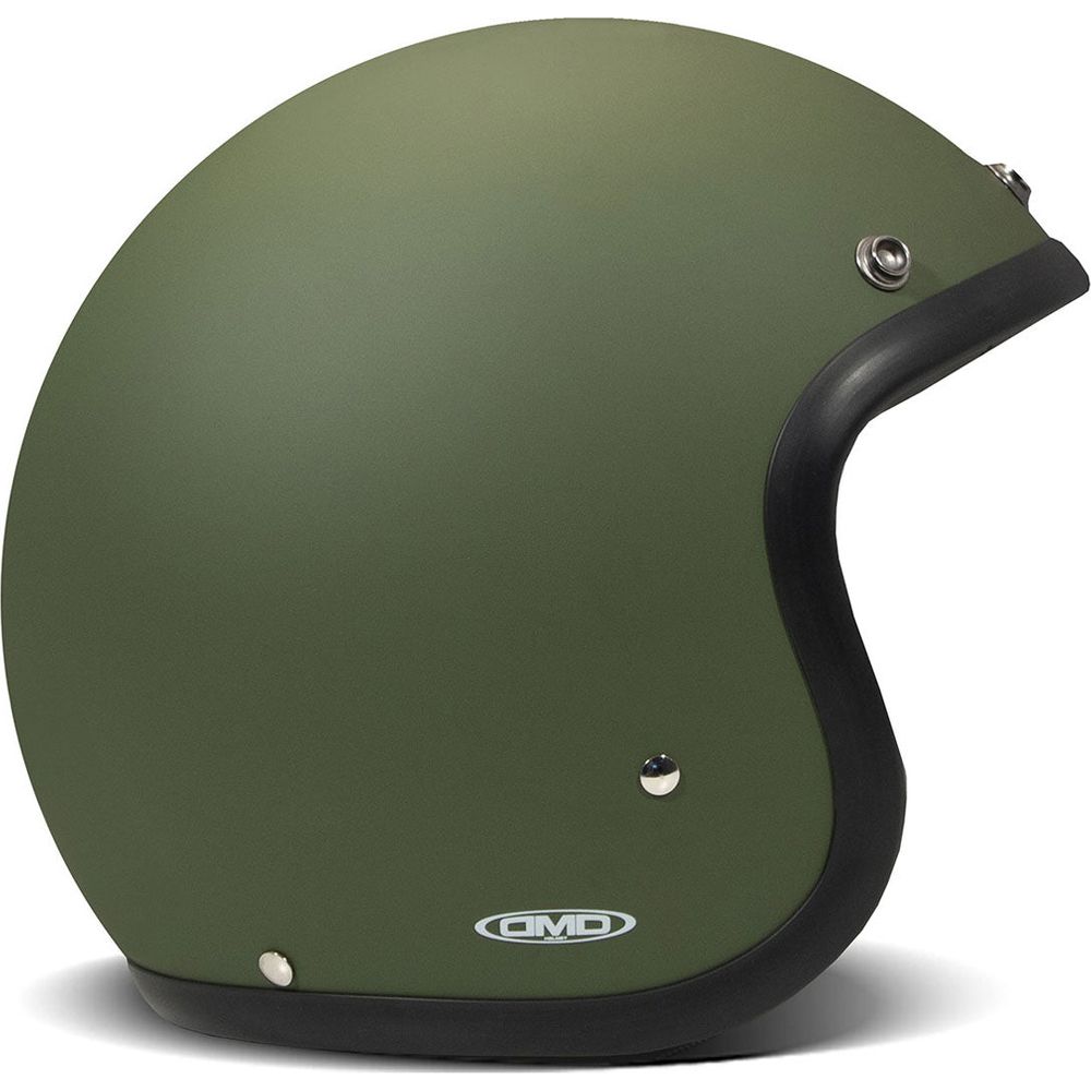 DMD Vintage Standard Open Face Helmet Matt Green - ThrottleChimp