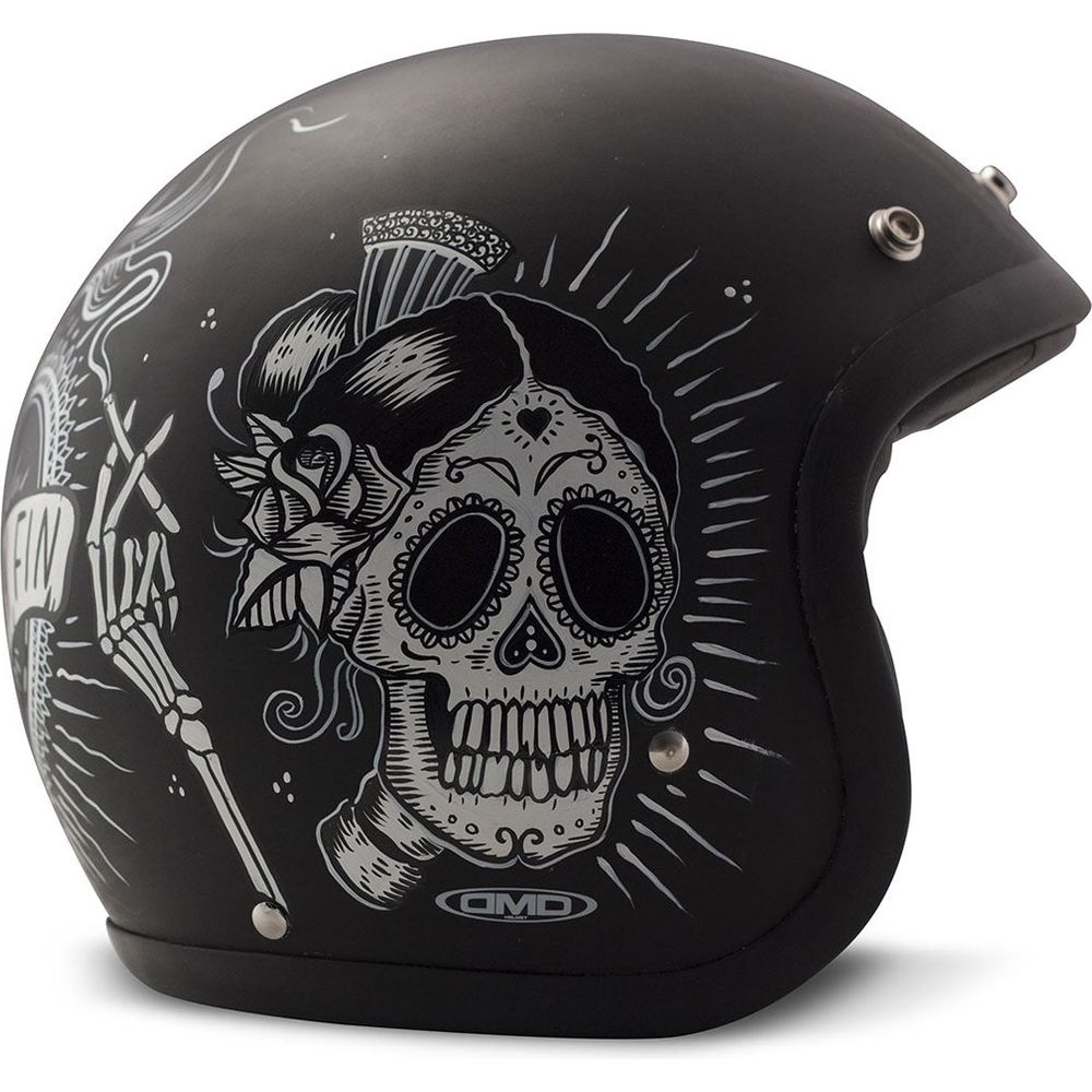 DMD Vintage Standard Open Face Helmet Sin Fin - ThrottleChimp