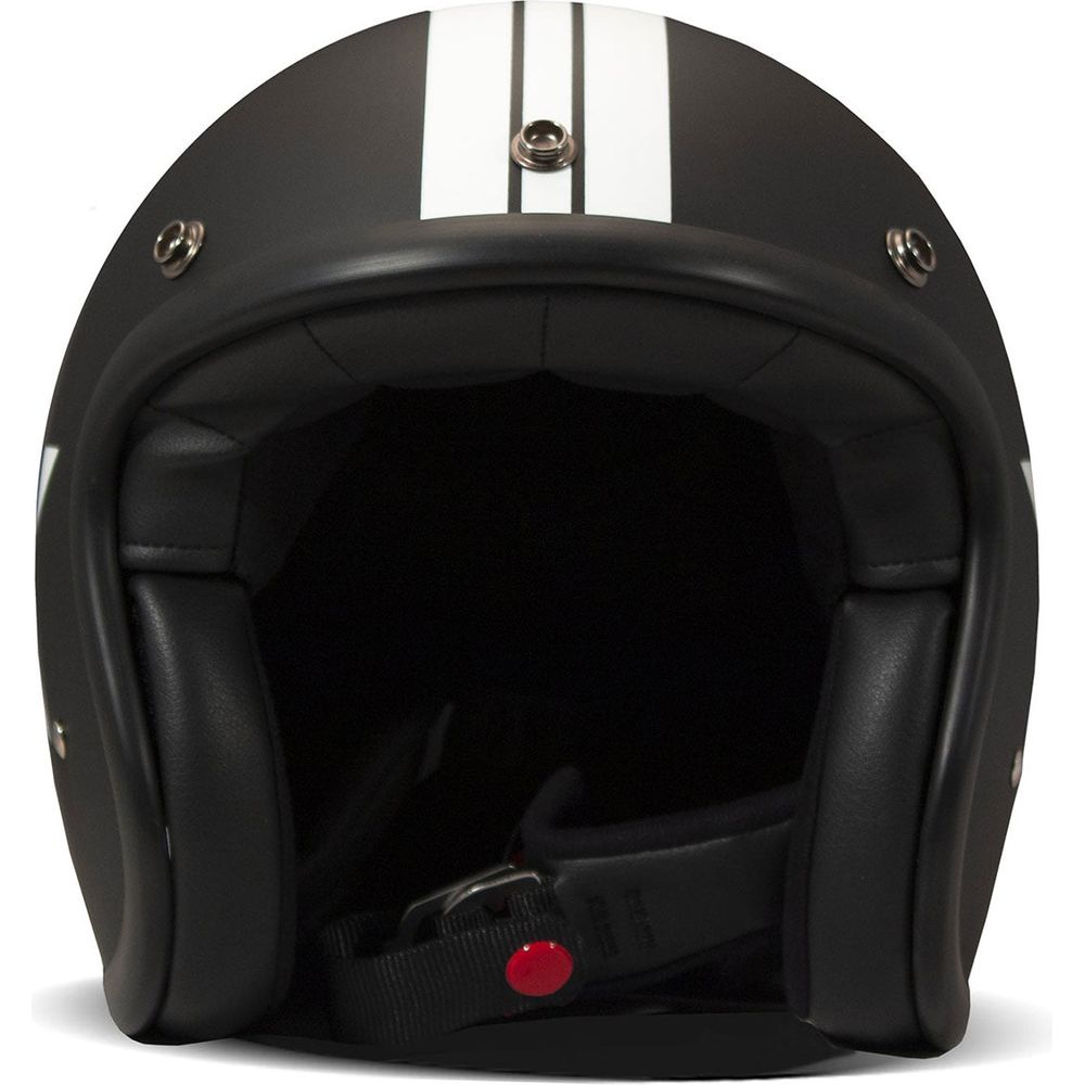 DMD Vintage Standard Open Face Helmet Star Black (Image 3) - ThrottleChimp
