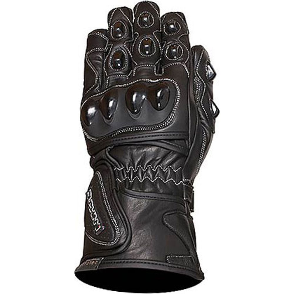 Duchinni DR1 Leather Gloves Black - ThrottleChimp