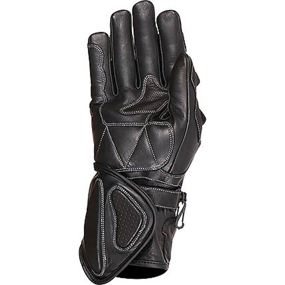 Duchinni DR1 Leather Gloves Black (Image 2) - ThrottleChimp