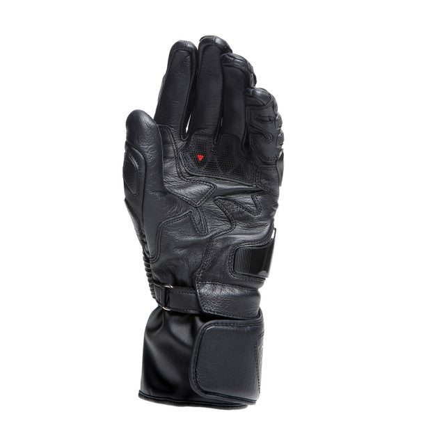 Dainese Druid 4 Leather Gloves Black / Black / Charcoal Grey (Image 3) - ThrottleChimp