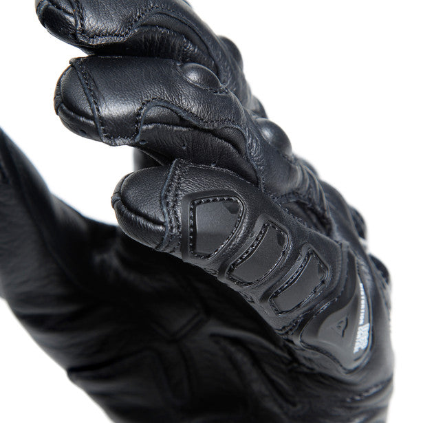 Dainese Druid 4 Leather Gloves Black / Black / Charcoal Grey (Image 15) - ThrottleChimp