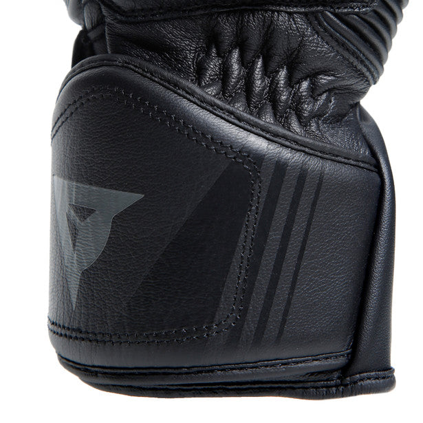 Dainese Druid 4 Leather Gloves Black / Black / Charcoal Grey (Image 8) - ThrottleChimp