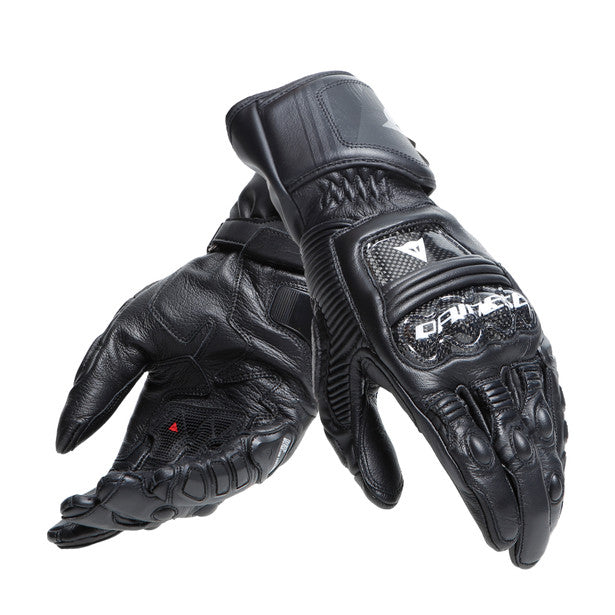 Dainese Druid 4 Leather Gloves Black / Black / Charcoal Grey (Image 5) - ThrottleChimp