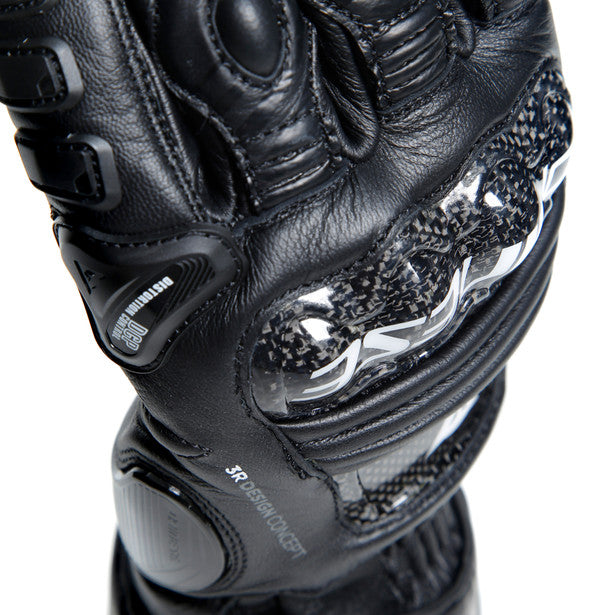 Dainese Druid 4 Leather Gloves Black / Black / Charcoal Grey (Image 14) - ThrottleChimp