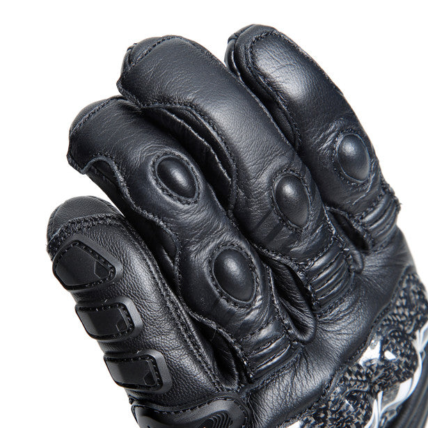 Dainese Druid 4 Leather Gloves Black / Black / Charcoal Grey (Image 13) - ThrottleChimp