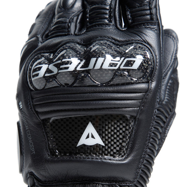 Dainese Druid 4 Leather Gloves Black / Black / Charcoal Grey (Image 7) - ThrottleChimp