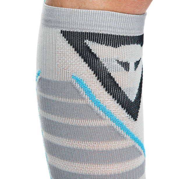 Dainese Dry Long Socks White / Grey (Image 7) - ThrottleChimp