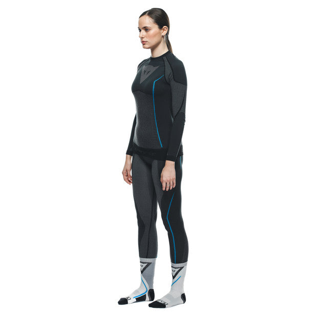 Dainese Dry Ladies Long Sleeves Base Layer Top Grey (Image 5) - ThrottleChimp