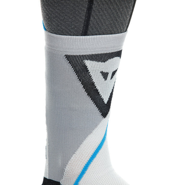 Dainese Dry Mid Socks White / Grey (Image 8) - ThrottleChimp