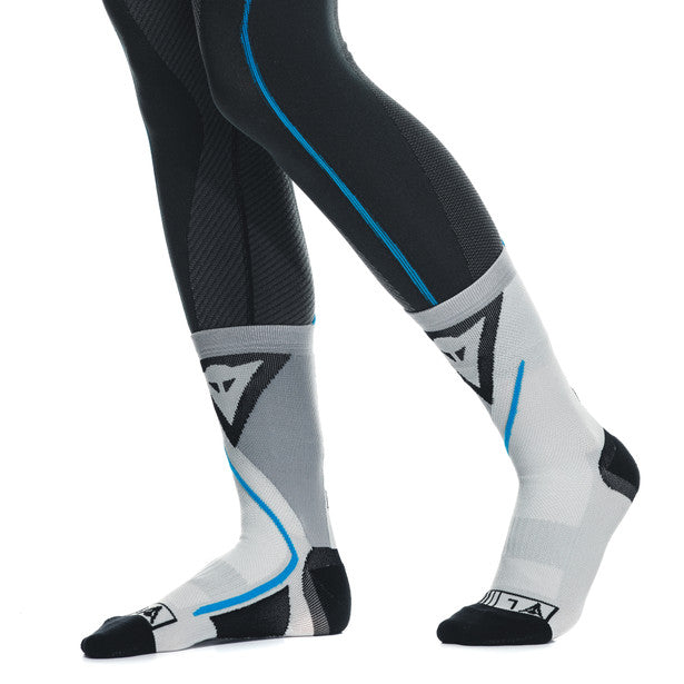 Dainese Dry Mid Socks White / Grey (Image 13) - ThrottleChimp