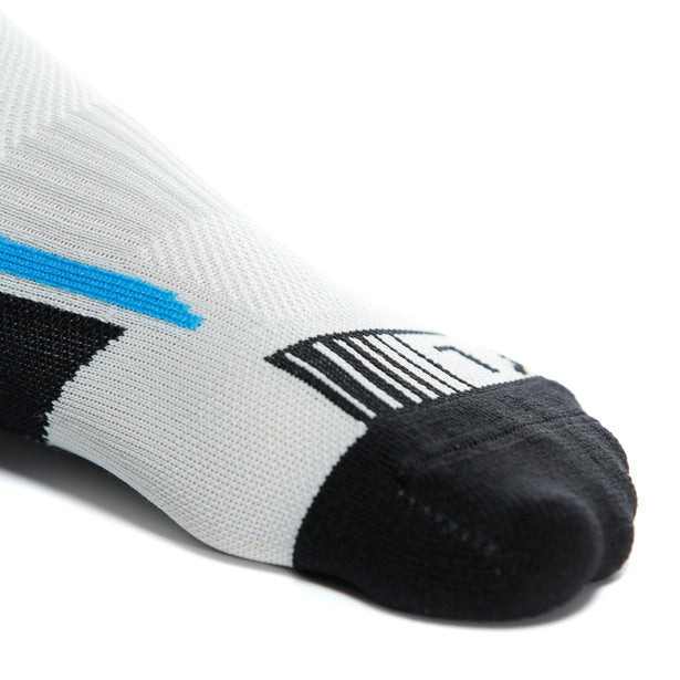 Dainese Dry Mid Socks White / Grey (Image 9) - ThrottleChimp