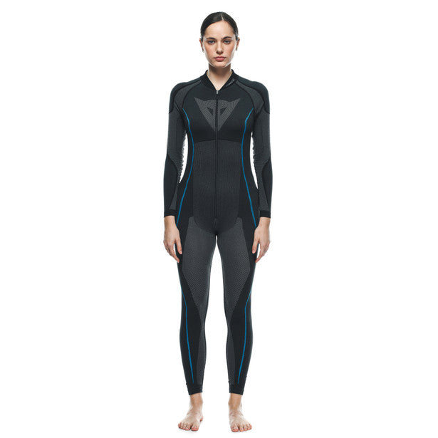 Dainese Dry Ladies One Piece Base Layer Suit Grey (Image 3) - ThrottleChimp