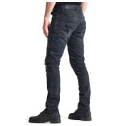 Pando Moto Karl Devil 9 Slim Fit Cordura / Aramid Jeans Black (Image 4) - ThrottleChimp